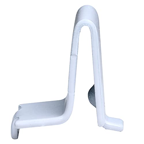 ROK 100 Pack Rok Hardware Adjustable Steel White Pilaster Shelf Support Clip - Image 5