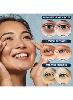 Purederm Deluxe Collagen Eye Mask Collagen Pads For Women 4 Pack Of 30 Sheets/Natural Eye Patches With Antiaging And Wrinkle Care Properties/Help Reduce Dark Circles And Puffiness  - Image 3