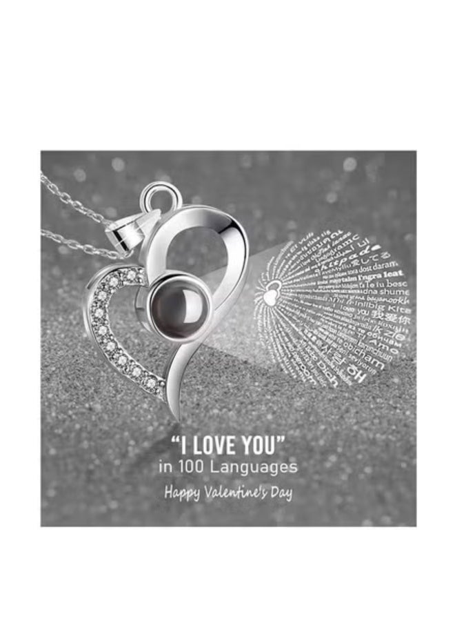 SYOSI Preserved Rose with Necklace - Infinity Rose in Love Box - Made from Real Fresh Beauty Rose - Romantic Gifts for Her, Female, Mother's Day - Image 3
