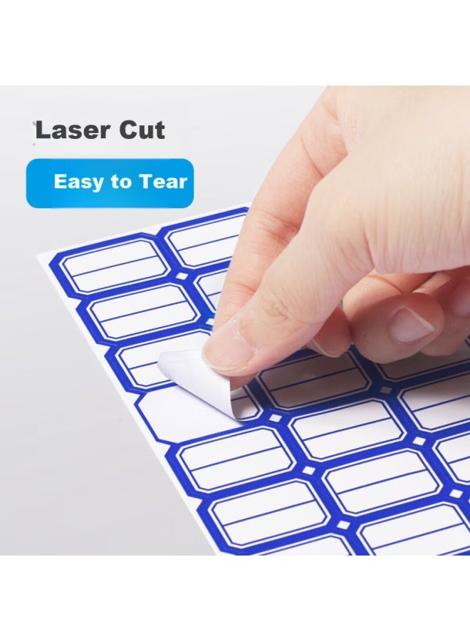 Dsb (Dishibi) 720 Pieces 49*38Mm Label Paper Stickers, Self-Adhesive Notes, Easy-To Paper, Sticky Notes, Office Supplies, Markers, 4629 Blue - Image 2