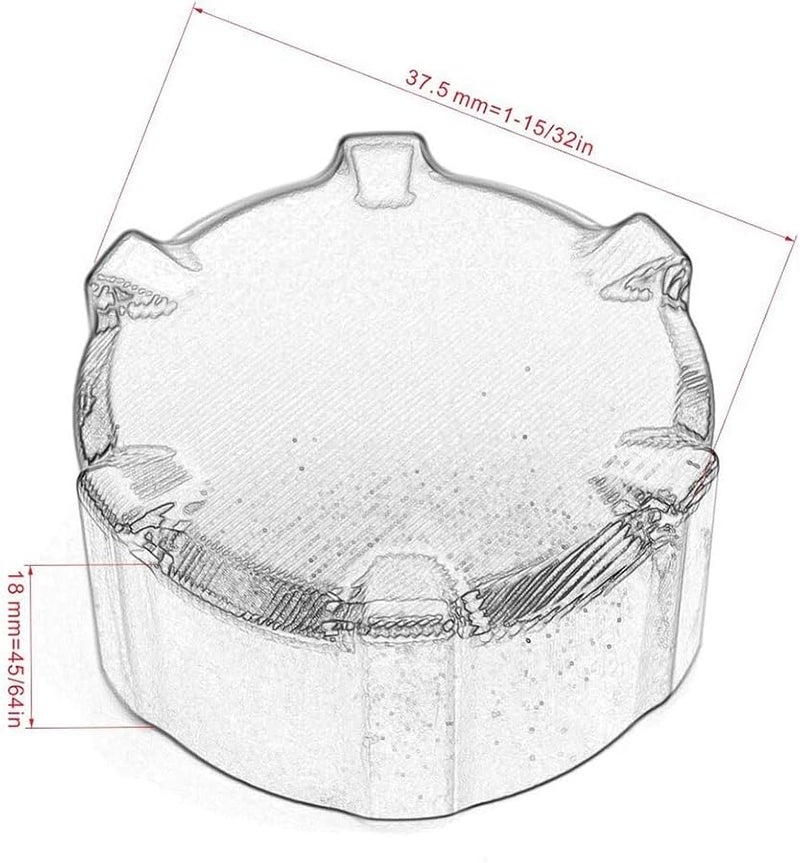 Motorcycle Rear Brake Fluid Reservoir Cap Cover For KTM 790 Adventure 2018 2019 - Image 3