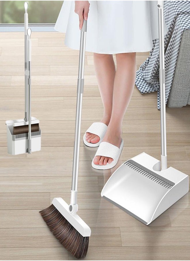 Generic - Efficient Cleaning Broom and Dustpan Set, Multifunctional Floor Cleaning Tools, Suitable for Home and Office Cleaning - Image 1