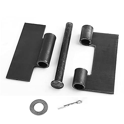 MOUNTAIN_ARK 4 Pack 4-1/2" x 4-1/4" Weldable Door Hinges, Heavy Duty Metal Weld On Gate Hinges for Trailer Ramp Garage, 4.7 mm Thick - Image 3