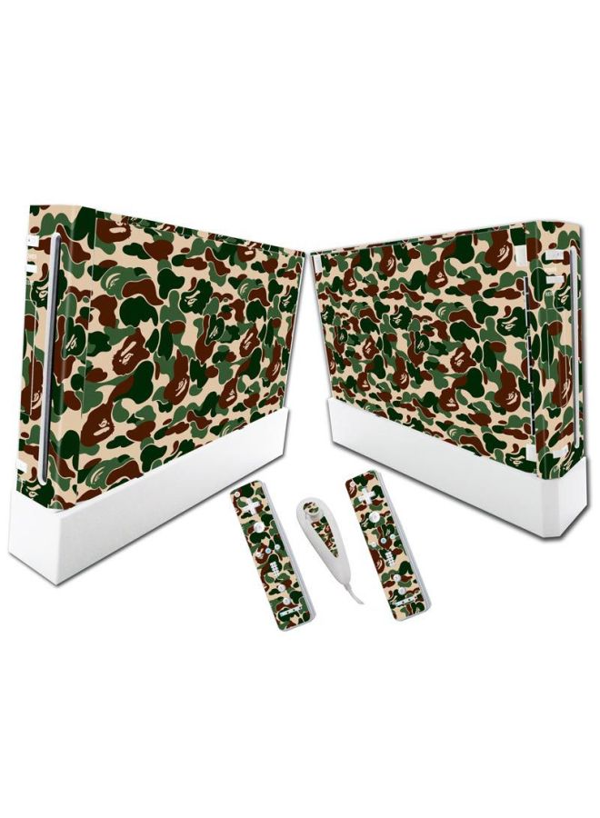 عام Suitable For WII Film WII Body Sticker WII Pain Sticker WII PVC Sticker Camouflage Film-Color:TN-WII-0193 - Image 3