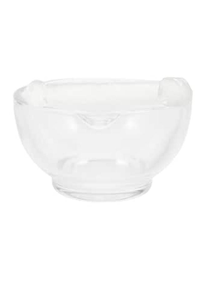 Glass Mortar and Pestle Set 12cm Spice Grinding Bowl for Garlic Crushing Kitchen Cooking - Image 1