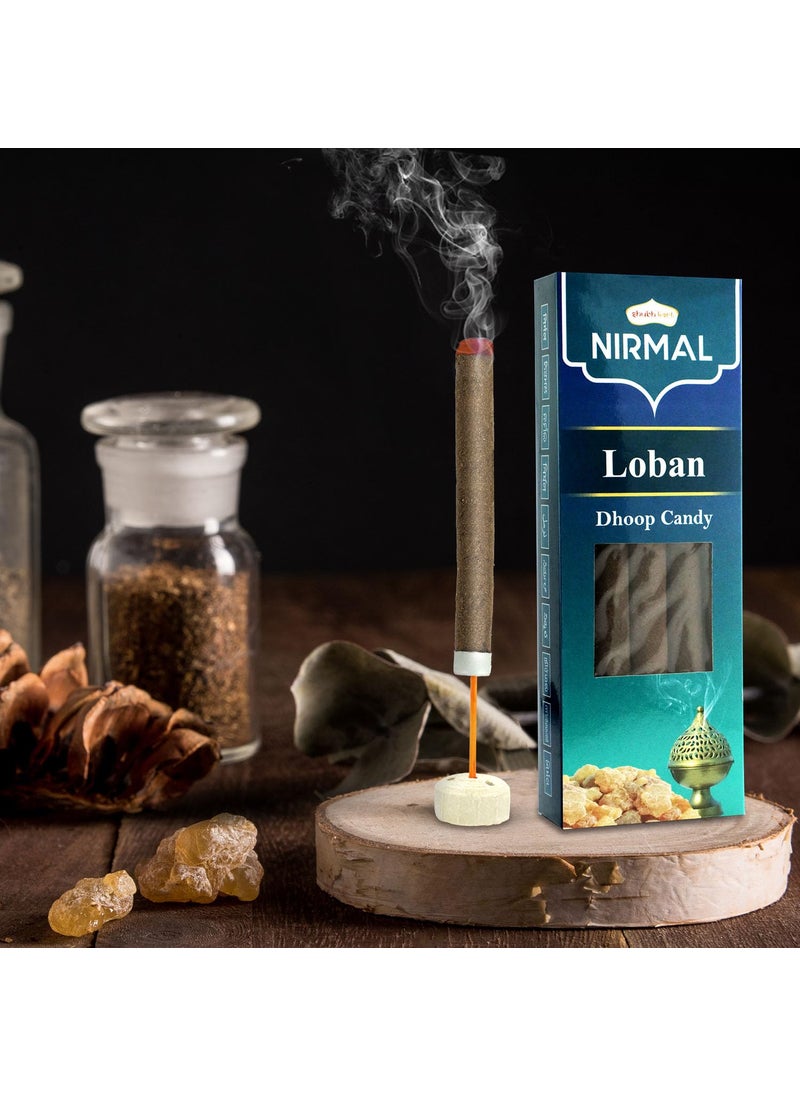 Shubhkart Shubhkart Nirmal Loban Dhoop Candy 10N (Pack of 2) Natural Organic Dual Fragrance Dry Dhoop Stick for Pooja, Meditation, Festivals and Spiritual Events (10N x 2)  - Image 2