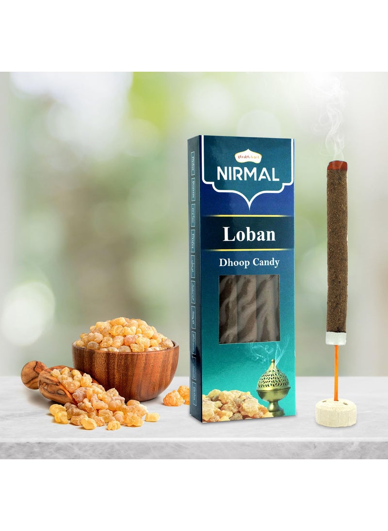 Shubhkart Shubhkart Nirmal Loban Dhoop Candy 10N (Pack of 2) Natural Organic Dual Fragrance Dry Dhoop Stick for Pooja, Meditation, Festivals and Spiritual Events (10N x 2)  - Image 3