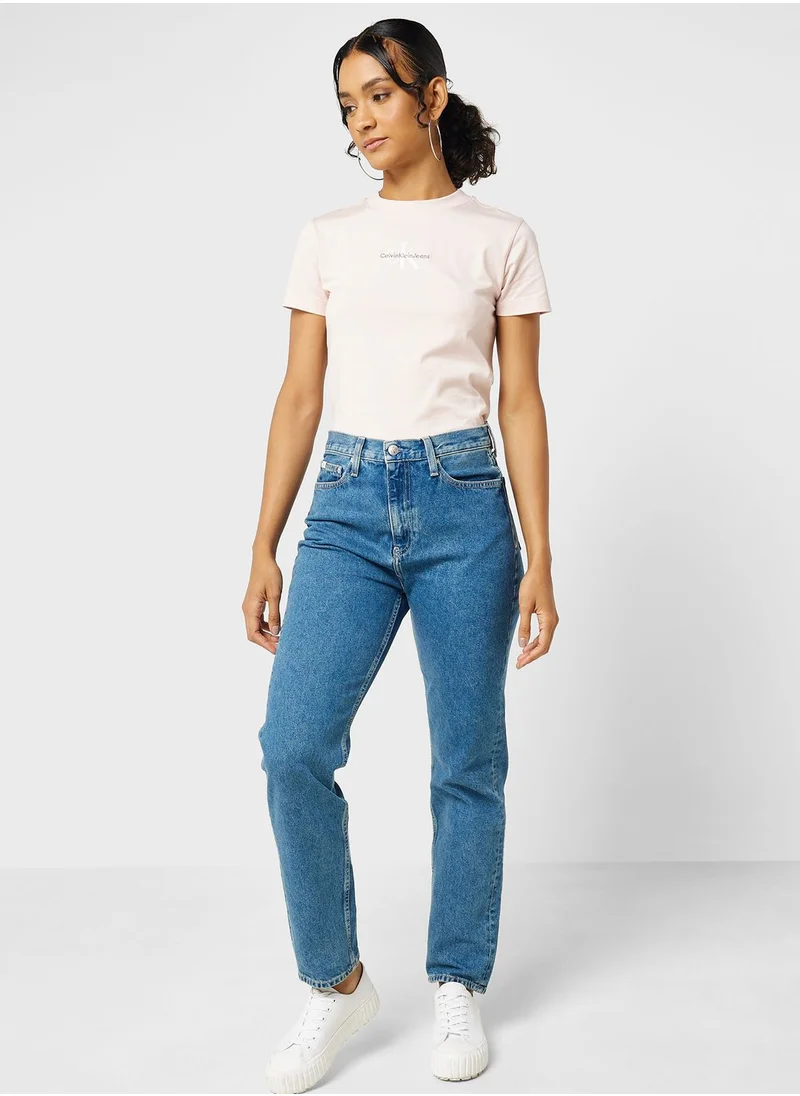 Calvin Klein Jeans High Waist Straight Jeans