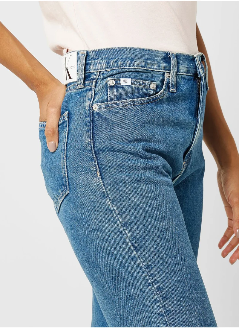 Calvin Klein Jeans High Waist Straight Jeans