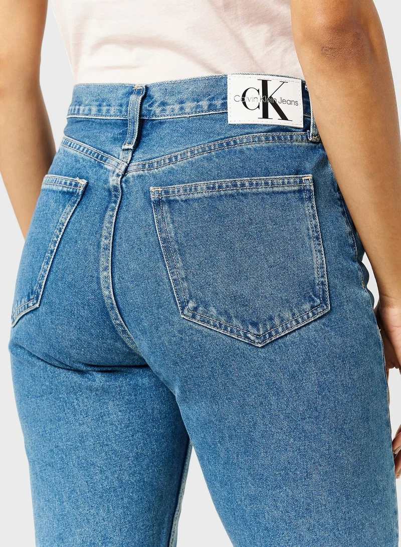 Calvin Klein Jeans High Waist Straight Jeans