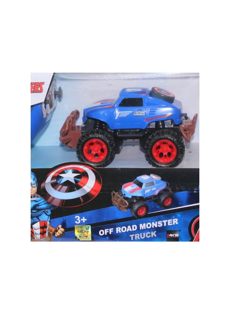 MKB Marvel Captain America RC Monster Truck Toy - Image 3