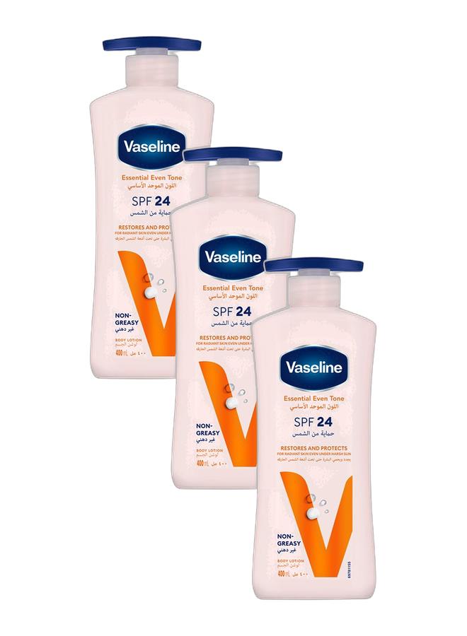 Vaseline لوشن الجسم الأساسي بتوازن اللون SPF 24 400 مل - Image 1
