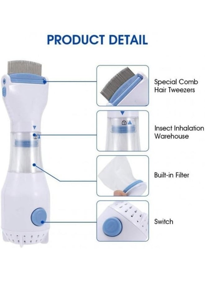 Generic - Electric Head Lice Vacuum Comb, Electric Comb Lice Removal, Head Lice Treatment, Electric Head Lice Comb, Hair Cleaner - Image 1