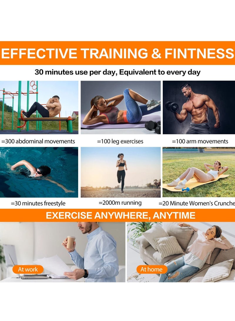 Generic Muscle Stimulator Abdominal Toning Belt Training Waist Trimmer Wireless Ab Trainer Fitness Equipment for Men Woman Abdomen/Arm/Leg Home Office Exercise - Image 4