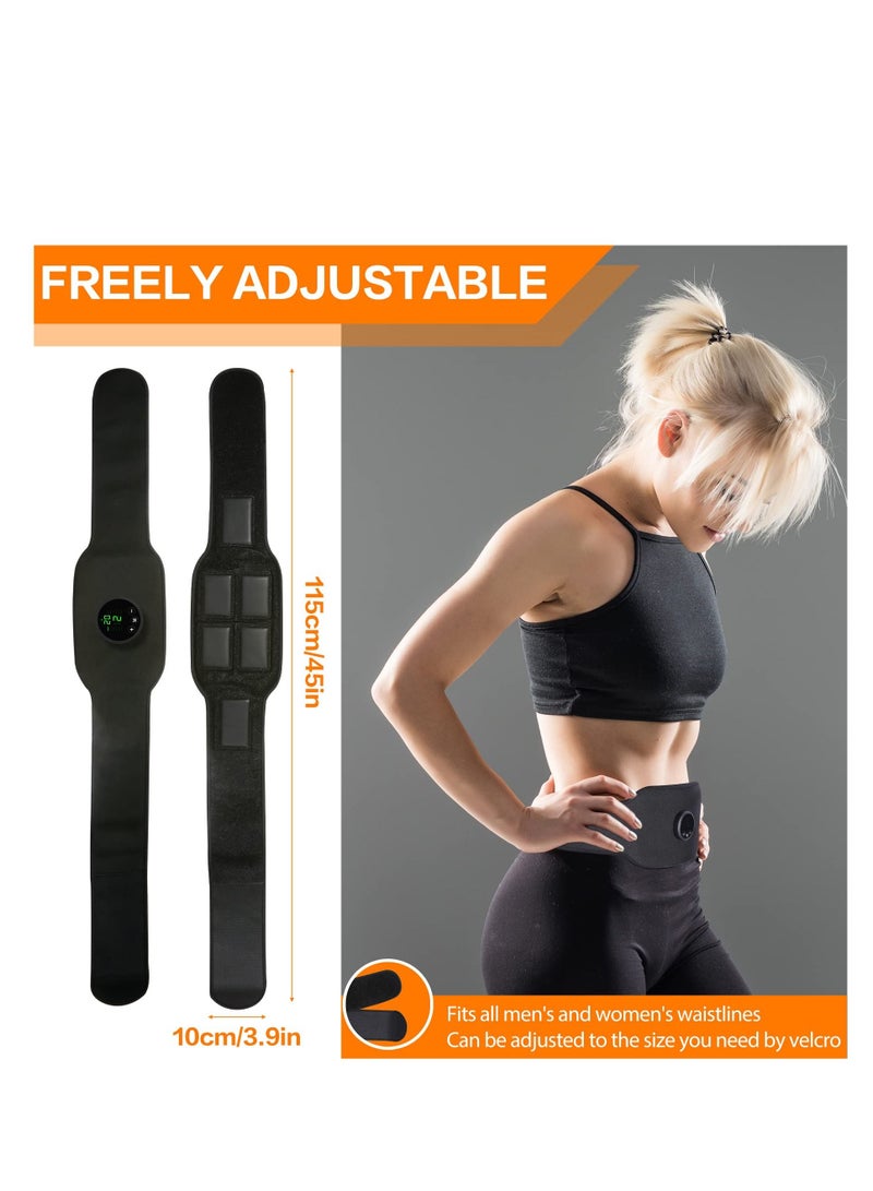 Generic Muscle Stimulator Abdominal Toning Belt Training Waist Trimmer Wireless Ab Trainer Fitness Equipment for Men Woman Abdomen/Arm/Leg Home Office Exercise - Image 2