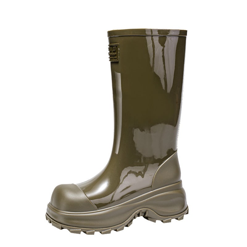 Women's PVC High-Top Non-Slip Rain Boots