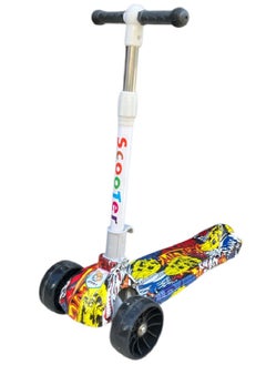 Kids Adjustable Mini Kick Scooter with Flashing Polyurethane Best Gifts Age 3 to 10 years. Yellow aluminum structure - pzsku/ZE417FBAE134F16B78480Z/45/_/1737639958/d2bb091d-c558-48d9-8d9f-126a30960a55