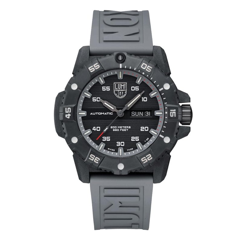 Luminox XS.3862 Men's Master Carbon Seal Grey Rubber Strap Watch - Image 1