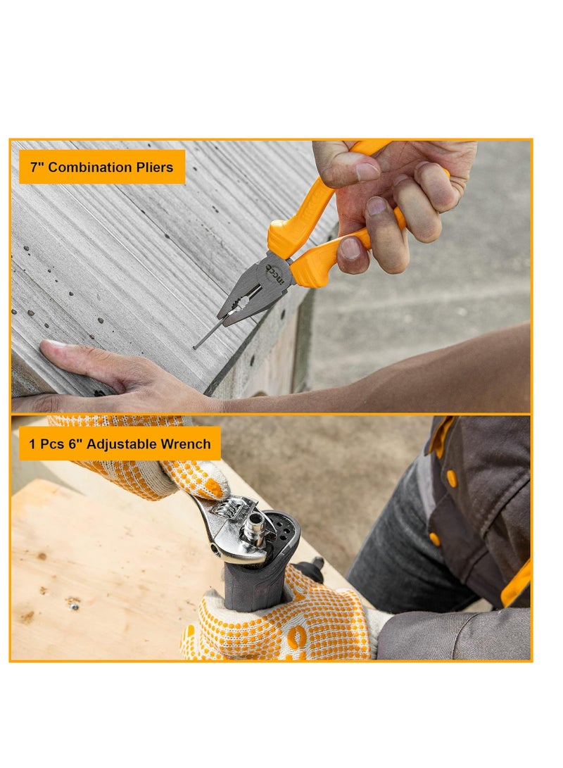 إنجكو مجموعة أدوات يدوية من INGCO، 7 قطع - HKTH10807 - Image 5