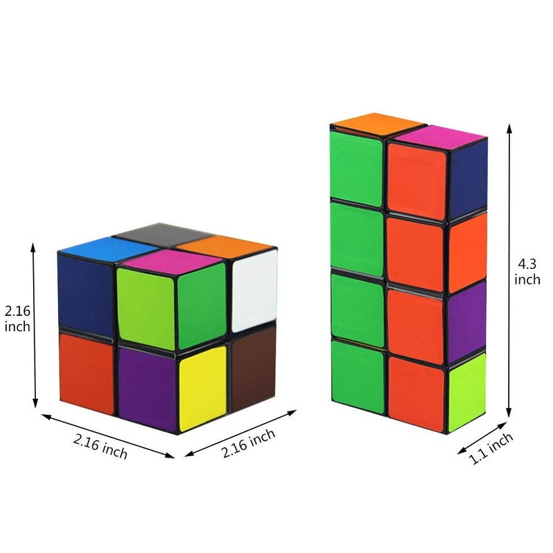 Euclidean Cube Star Cube Magic Cube Set, 2 in 1 Yoshimoto Cube for Kids and Adults, Toy for Boys and Girls Ages 8-12 - Image 5