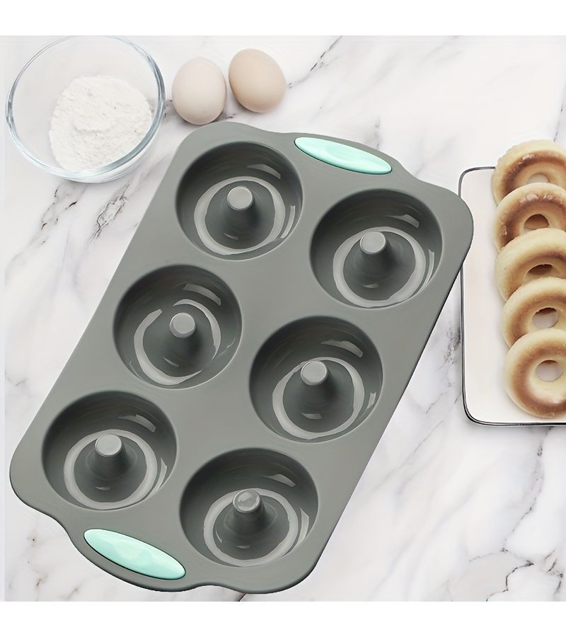 Versatile Silicone Baking Pan Set 12 Cups Non Stick Easy Release For Cookies Cakes Muffins Pizzas Cupcakes Halloween Christmas Easter Thanksgiving Bakeware Cake Molds - Image 2