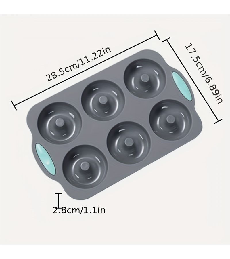 Versatile Silicone Baking Pan Set 12 Cups Non Stick Easy Release For Cookies Cakes Muffins Pizzas Cupcakes Halloween Christmas Easter Thanksgiving Bakeware Cake Molds - Image 3