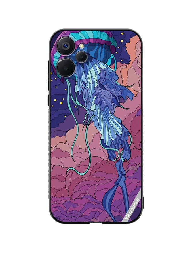 VR CREATIVE Protective Case Cover For Realme 9i 5G Starfish Design Multicolour - Image 1