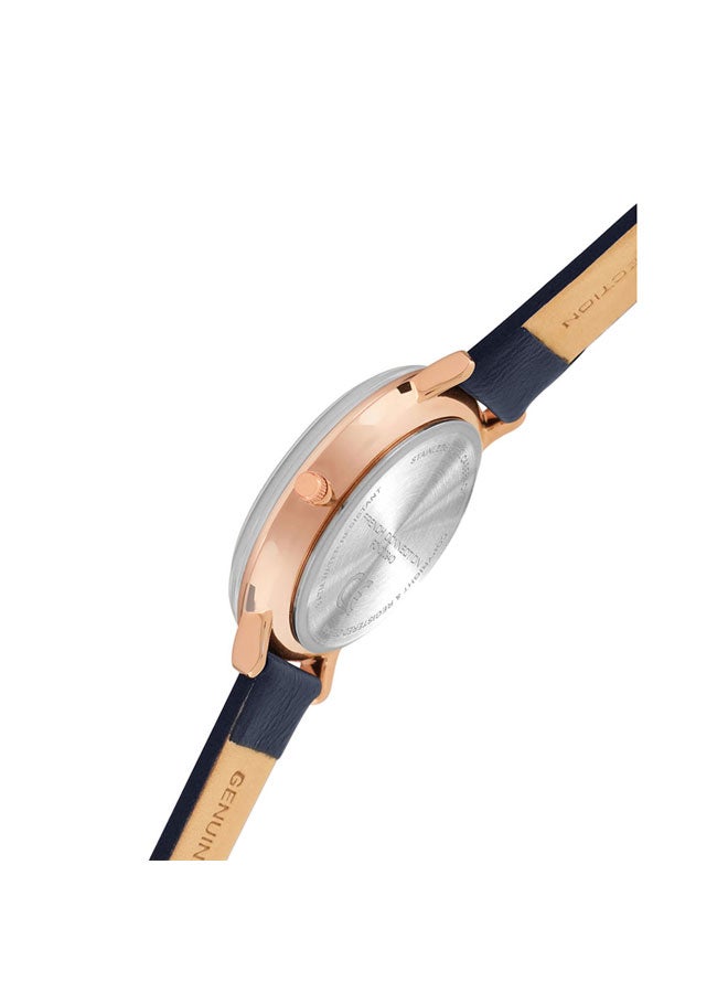 French Connection 42mm Men's Quartz Watch with Blue Dial - Image 4