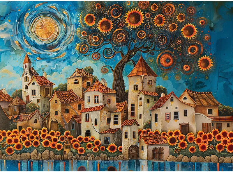 Anatolian 1000 Piece Puzzle / Sunflowers - Code 1182