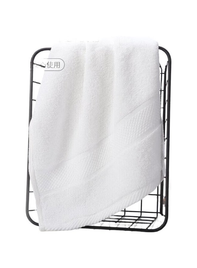 Grace Towel, Pure Cotton, Single Piece, Pure White, Hotel Grade 3A Antibacterial, Xinjiang Cotton, Adult Face Towel, Soft And Absorbent, Single Piece - Image 2