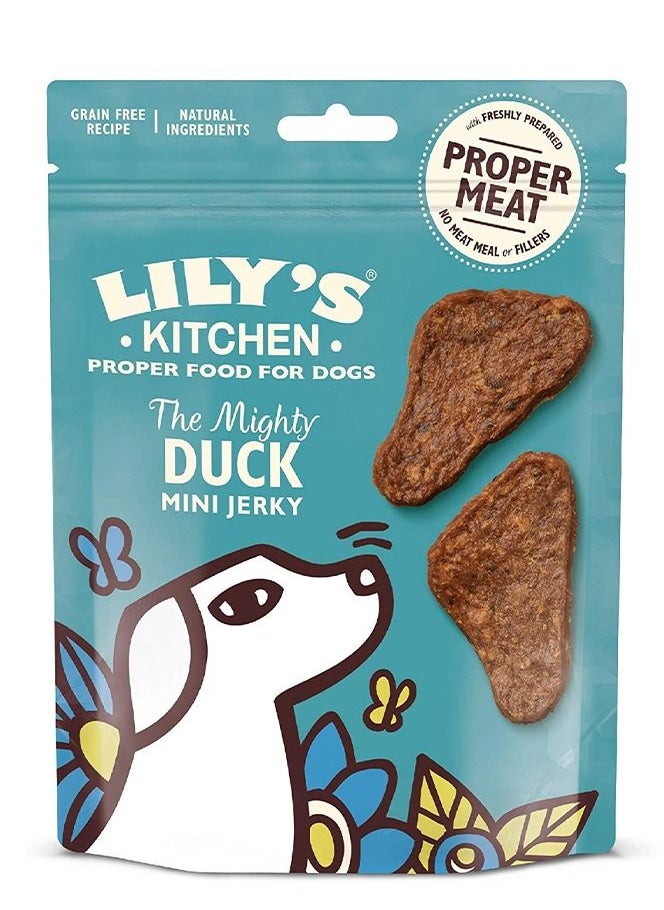 Lily's Kitchen The Mighty Duck Mini Jerky Dog Treats 70g 