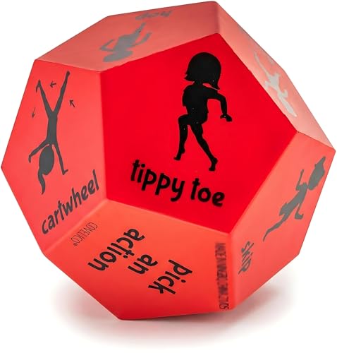 Covelico Exercise Dice for Kids Physical Education Equipment Gymnastics Games for Indoor Obstacle Course for Kids Outdoor Gross Motor Toys Indoor Recess Work Out Game Gymnastics Toys Ages 3 - Image 1