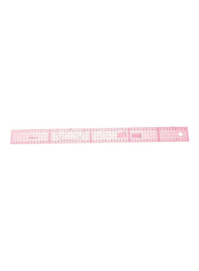 NIBEMINENT 6-Piece French Metric Clothing Ruler Set White/Pink - Image 5