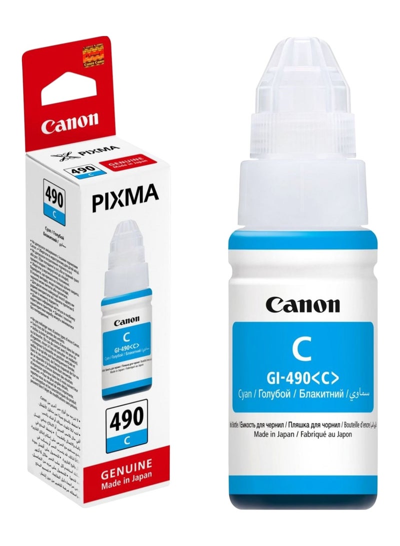 Canon 490 Ink Toner Cartridge Cyan - Image 2