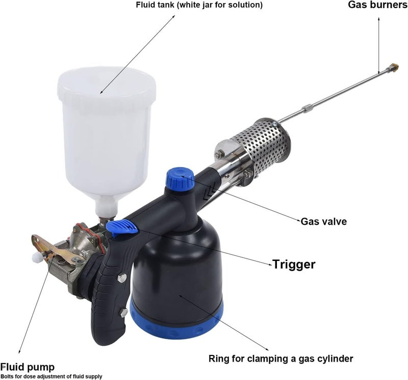 cheekyglo Oxalic Acid Vaporizer, Bee Vaporizer, Propane Oxalic Acid Vaporizer, Bees Fogger Machine Propane for Beekeeping Place, Beekeeping Tool for Beehive, Keep Your Hives Healthy and Productive - Image 2