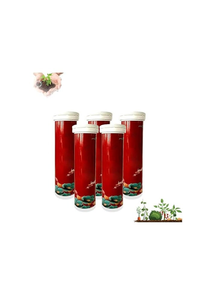 CMGTYYD Home Gardening Universal Slow-Release Tablet Organic Fertilizer,Bone Meal Fertilizer Organic,Slow Release Fertilizer Tablets, Organic All Purpose Fertilizer,Plant Growth Enhancer Supplement (5pcs)  - Image 1