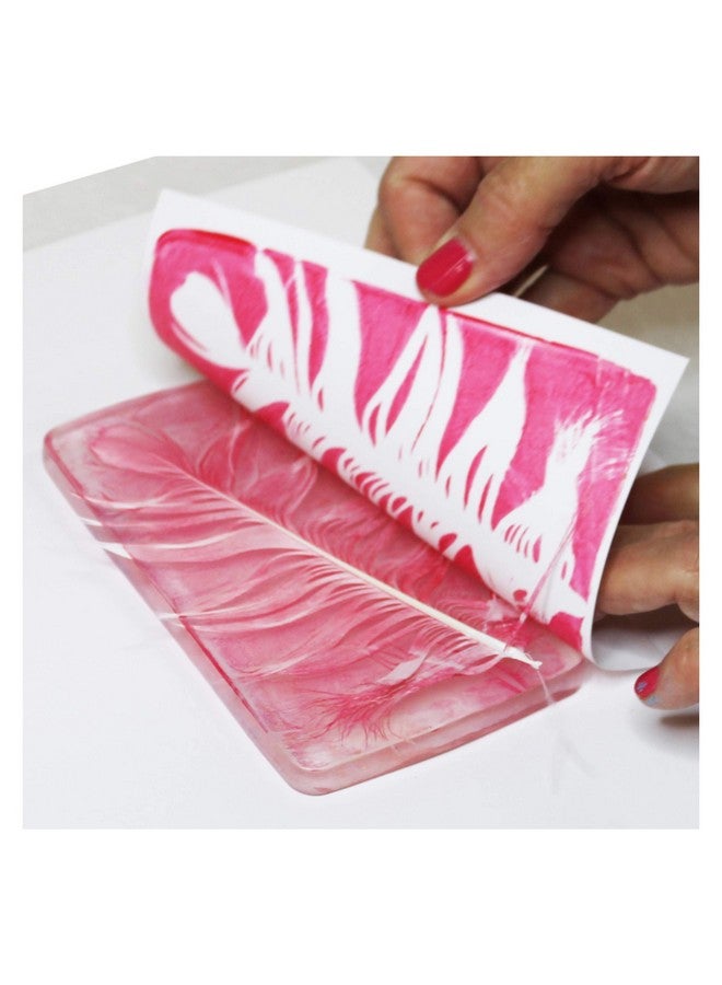 Gelli Arts Printing Plates Gel Art Printing Plates Gel Plate Assortment Renewable Rectangular Printing Surface 3X5 Inch - Image 4