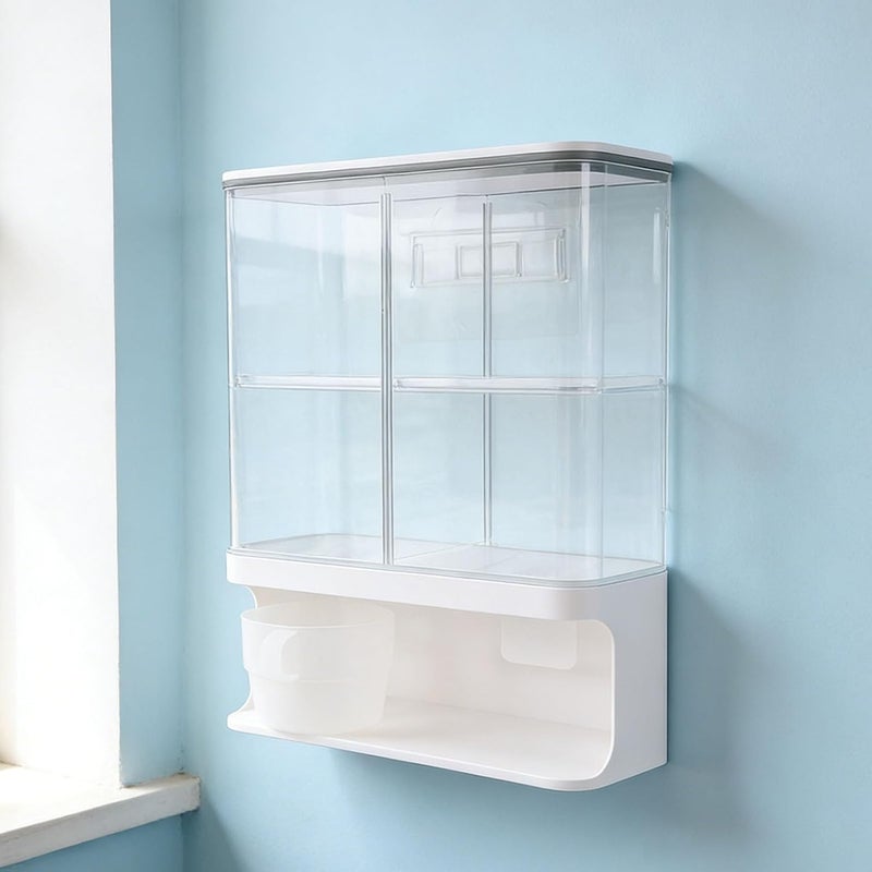 Laundry Detergent Dispenser, Transparent Dry Food Storage with Cup Pantry Organizers and Storage for Rice, Beans, Laundry Powder, Remover Powder, Laundry Beads Container - Image 4
