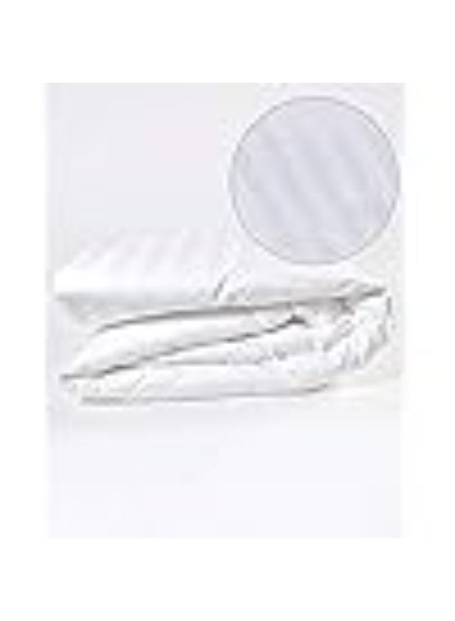 eco vite  White Striped Microfibre Quilt, Double, 200 X 200 cm, 300tc - Image 3