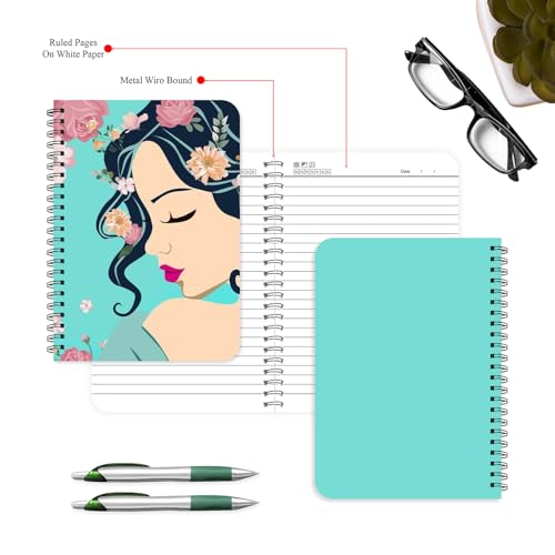 Sketchfab Spiral-Wiro Hard bound A5, Notebooks, For Writing Personal, Students And Office School, Home Use Eco-Friendly (DY-11875) - Image 2