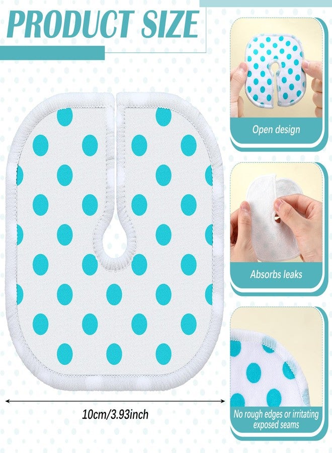 Willinglong 20 Pcs 4 x 4 Inches Reusable Trach Acc Tracheostomy Supplies Dressing Pads Absorbent Soft Tracheo Cover Drain Split Sponges for Wound Care(Dot Pattern) - Image 5