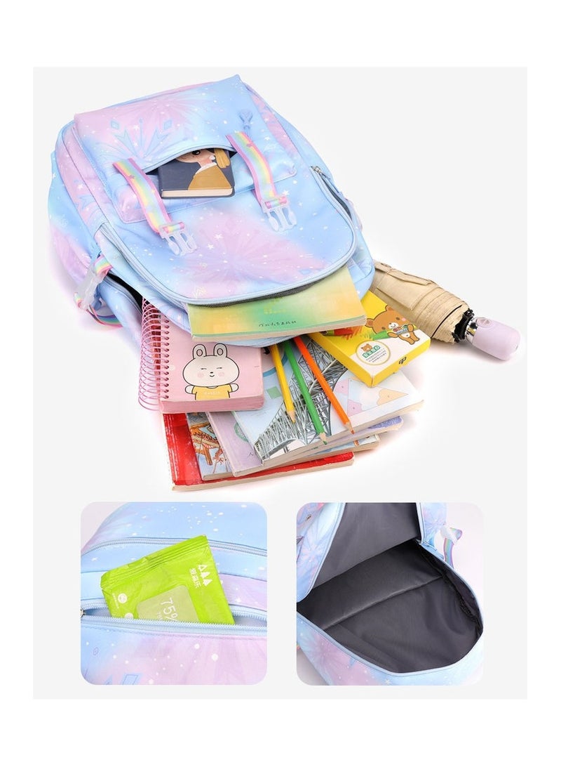 Stitch Student Backpack Large Capacity Backpack for Primary and Secondary School Students Cartoon Print Backpack 30*44*22CM - Image 5