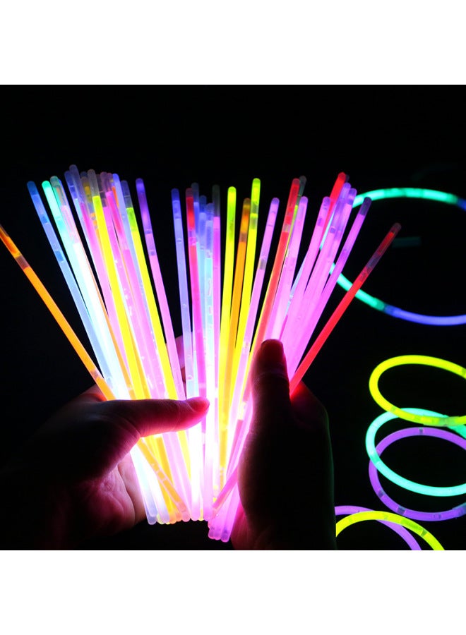 Light Stick Luminous Bracelet Bracelet Disposable Children's Day Concert Party Children's Activity Decoration Props-Color:1 Piece (send Connector)  - Image 2