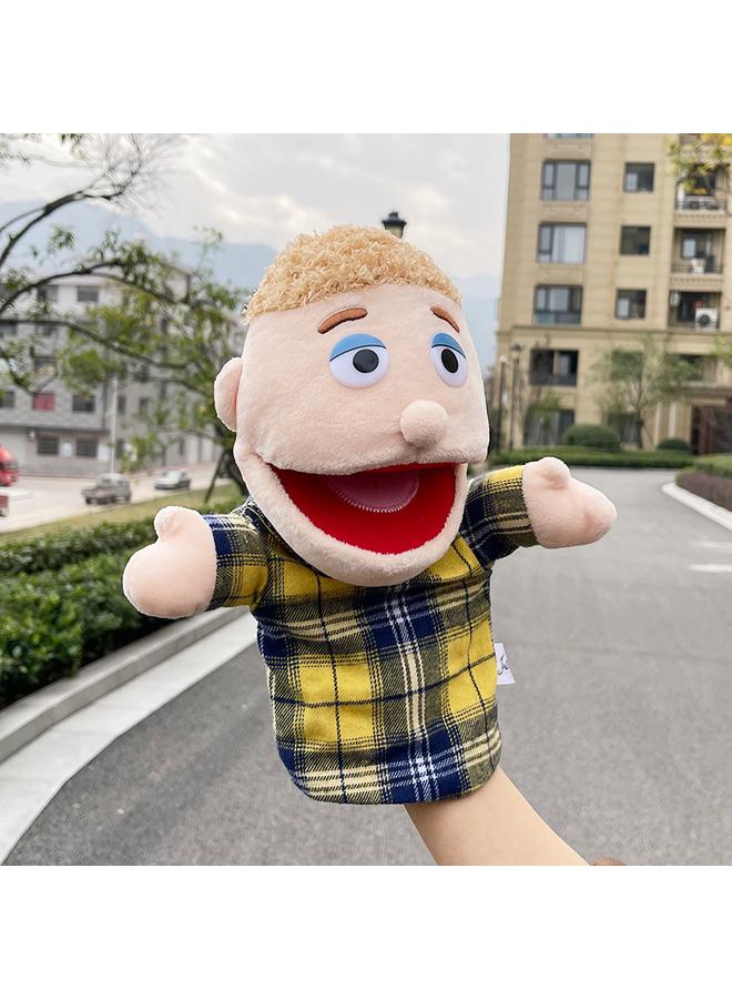 Bluejw Plush Toy Role-playing Open Mouth Professional Figure Hand Doll Children's Toys Direct In Stock Mixed Batch - Image 1