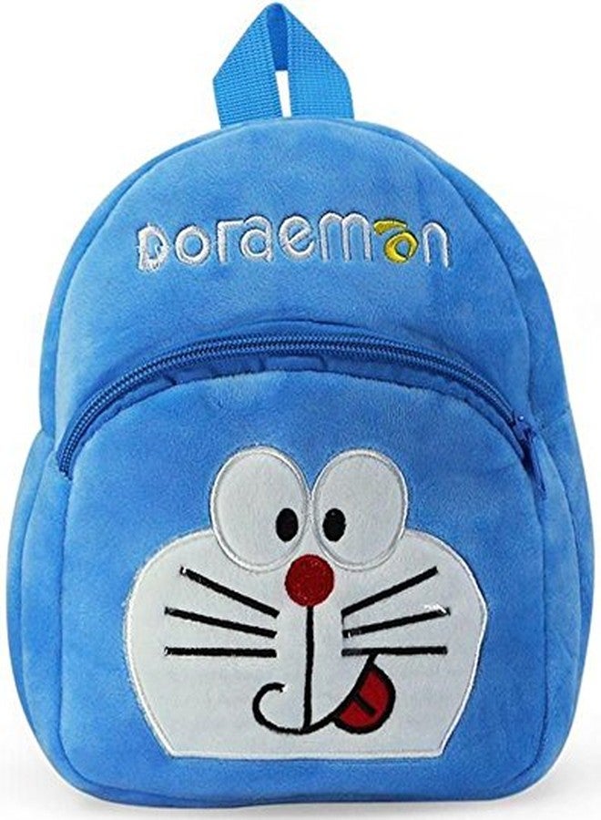 DZert Kids School Bag/Nursery/Picnic/Carry/Travelling Bag Soft Plush Backpack School Bag for Kids- 2 to 5 Age - Pack of 2 (Minnie & Doramon) - Image 2