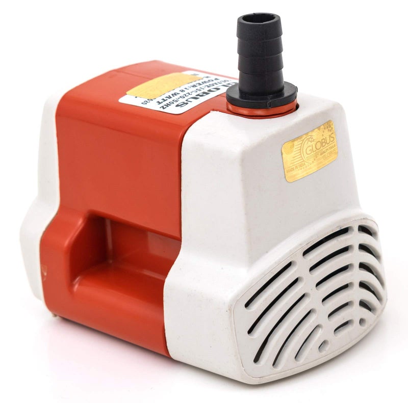 GLOBUS 1127 SUBMERSIBLE WATER PUMP 18 WATT (BLUE AND WHITE) WITH 2 PIN SOCKET AND TAPE (PACK OF 3) - Image 4