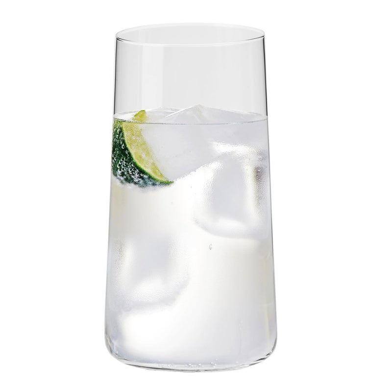Krosno Tall Water Juice Drinking Glasses  Set of 12  540 ML  AvantGarde Collection  Highball  Tumbler Glass  Perfect for Home Restaurants and Parties  Dishwasher Safe