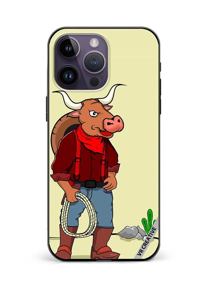 VR CREATIVE Protective Case Cover For Apple iPhone 16 Pro Max Taurus Man Design Multicolour