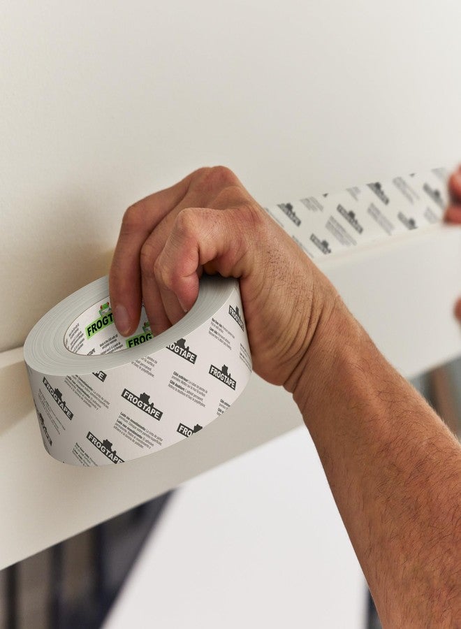 FrogTape DS 154 Premium Grade, Double-Sided Poly-Hanging Containment Tape, Sticks to Plastic Sheets, for Remodeling and Remediation, 36mm x 25yds, Natural, 1 Roll (243049) - Image 3