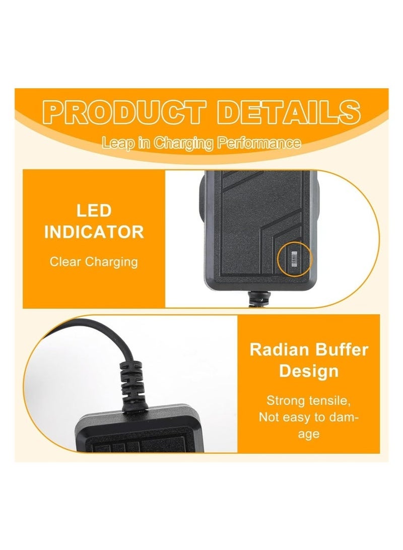 6V 500MA Battery Charger for Child Electric Car, Kids Electric Car 6 Volt Battery Charger for Electric Ride on Toy Car, Motorcycle, Quad Bike, Sports Car - Universal Battery Supply Power Adapter 5.5mm x 2.1mm  - Image 4